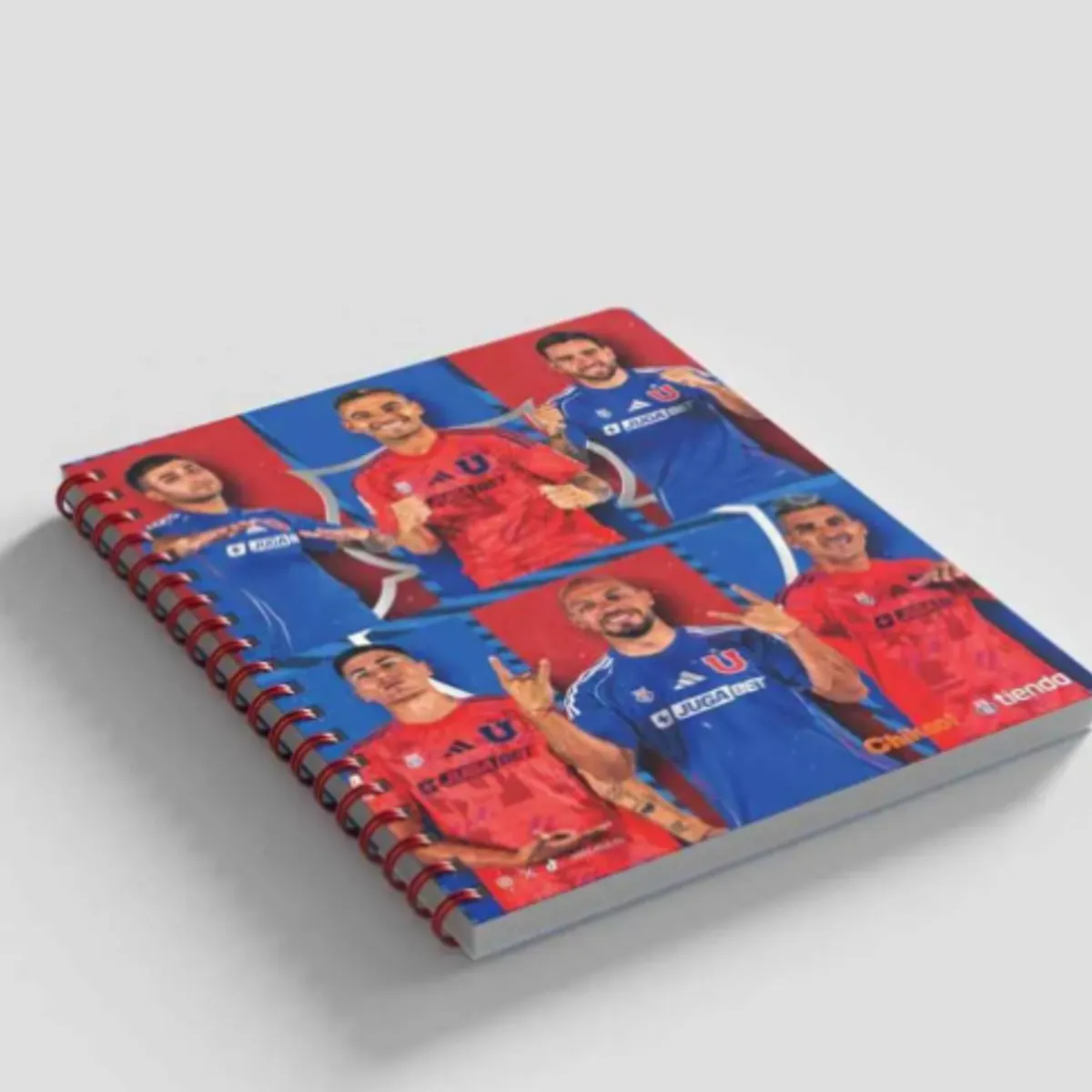 GENERICO - Pack 10 Cuadernos Universitarios Universidad De Chile 100 Hojas