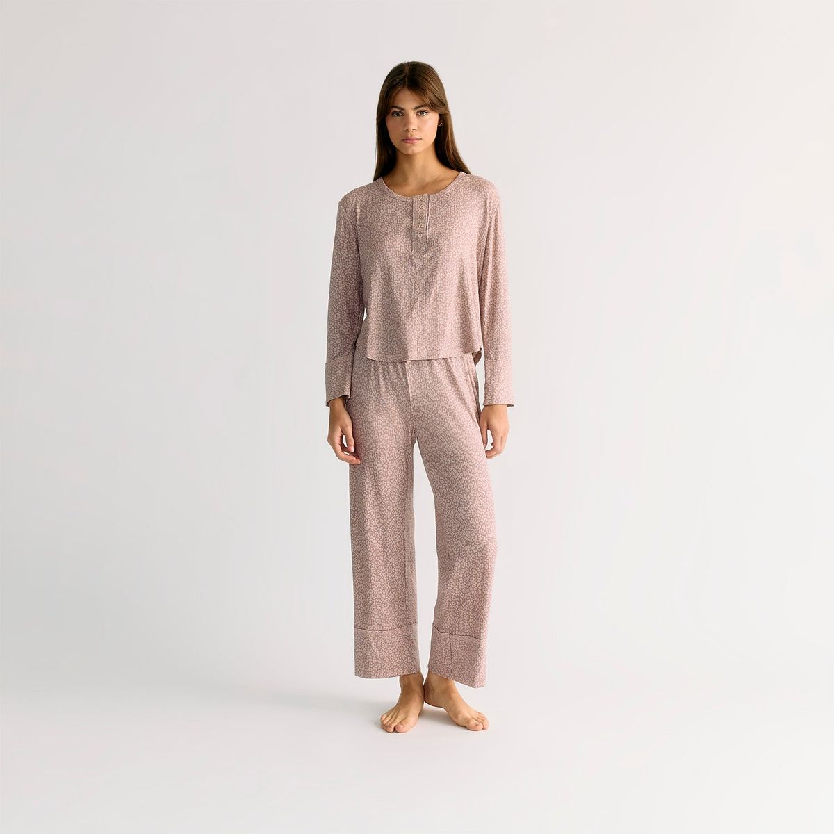 LOUNGE - Pijama Mujer Animal Print