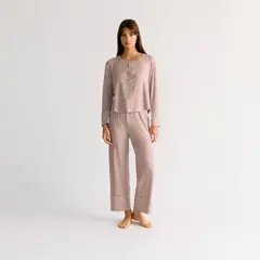 LOUNGE - Pijama Mujer Animal Print