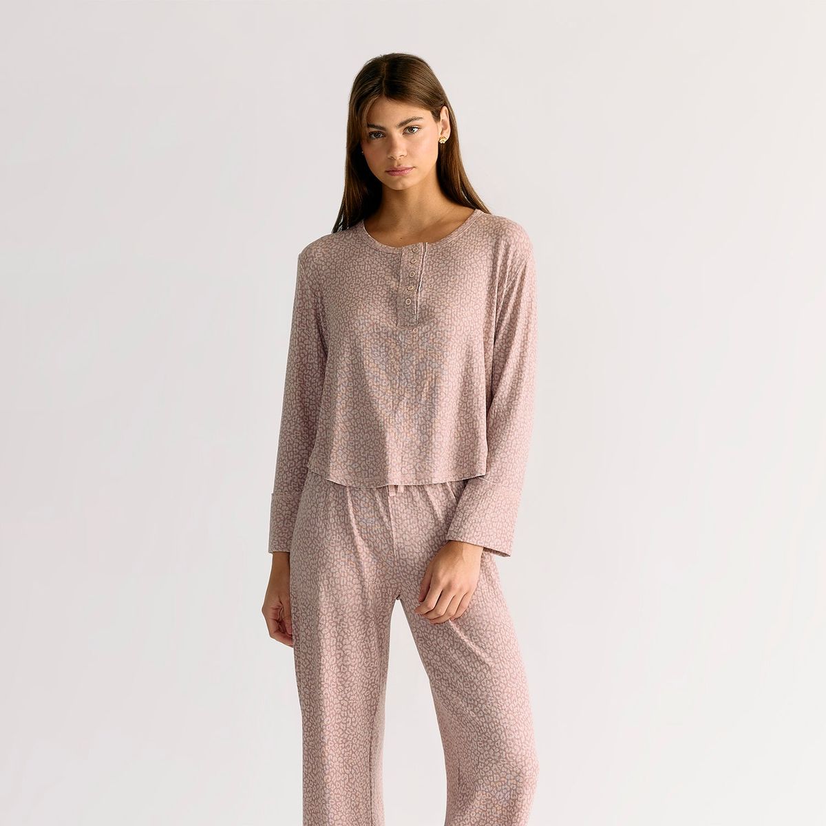 LOUNGE - Pijama Mujer Animal Print