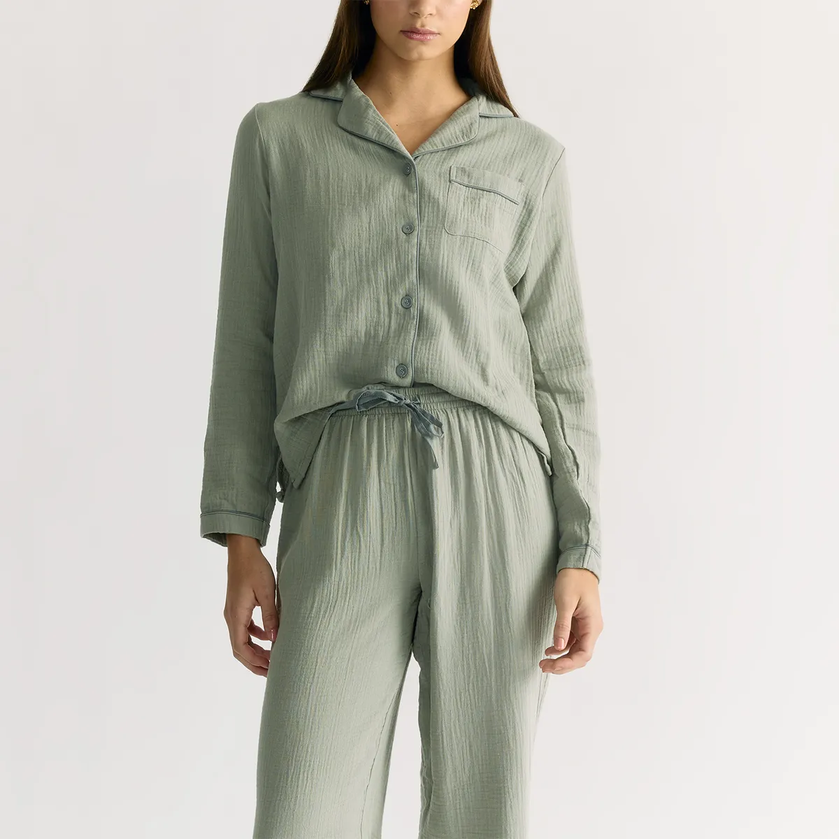 LOUNGE - Pijama Camisero Bicolor Dreamy LOUNGE