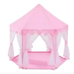 GENERICO - Carpa De Juego Infantil Castillo Rosa Para Niñas