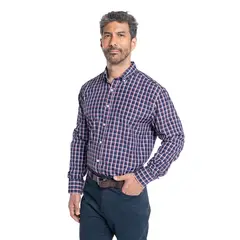 KOTTING - Camisa Manga Larga Cuadros Hombre