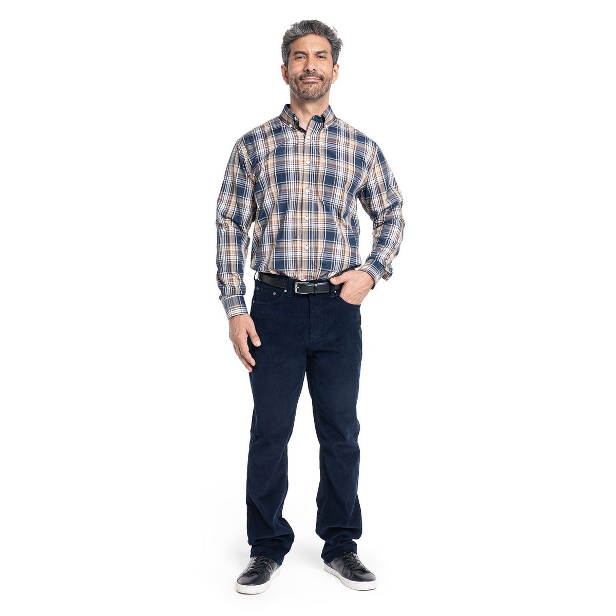 KOTTING - Camisa Manga Larga Cuadros Hombre