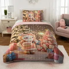 GENERICO - Cubrecama Infantil Diseño Estampado Premium 15 Plazas md04