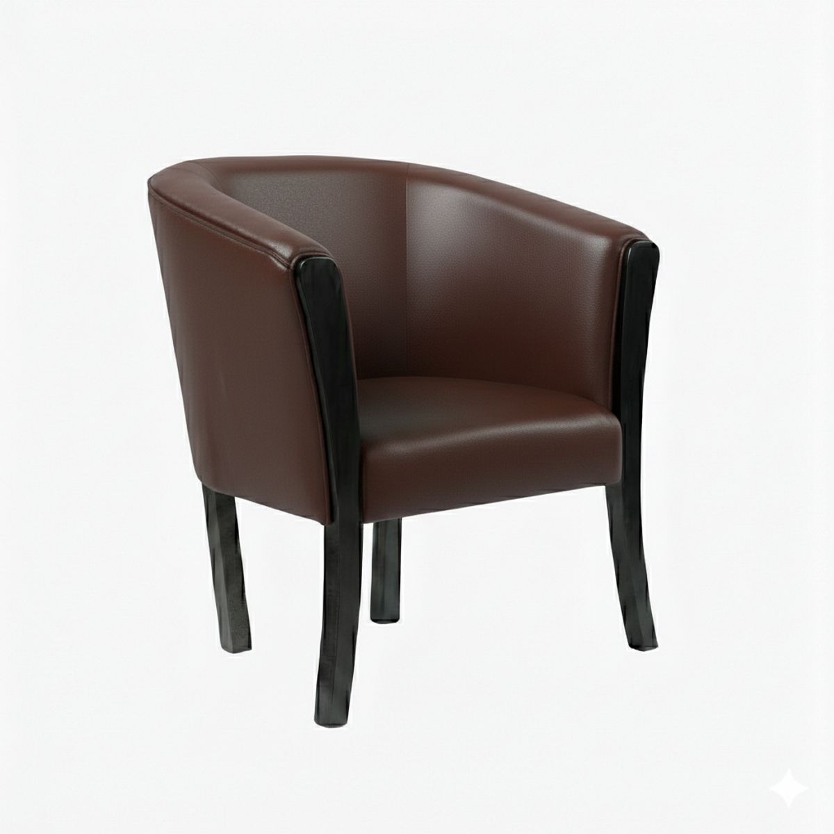 MUEBLES NEW - SITIAL AMERICANO CHOCOLATE ECOCUERO