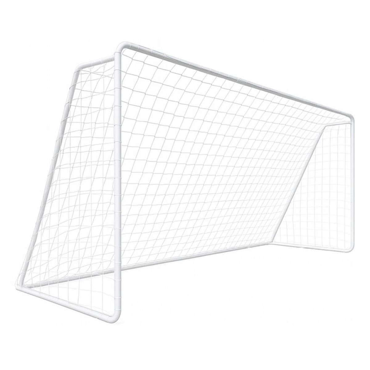 AUCKLAND OUTDOOR - Pack 2 Arcos Fútbol Metálico 240x170x100 Cm + Red