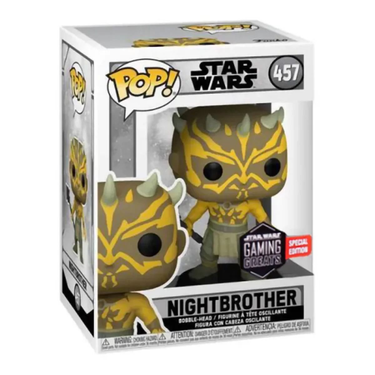 FUNKO - Funko Pop Star Wars – Nightbrother 457 + Protector