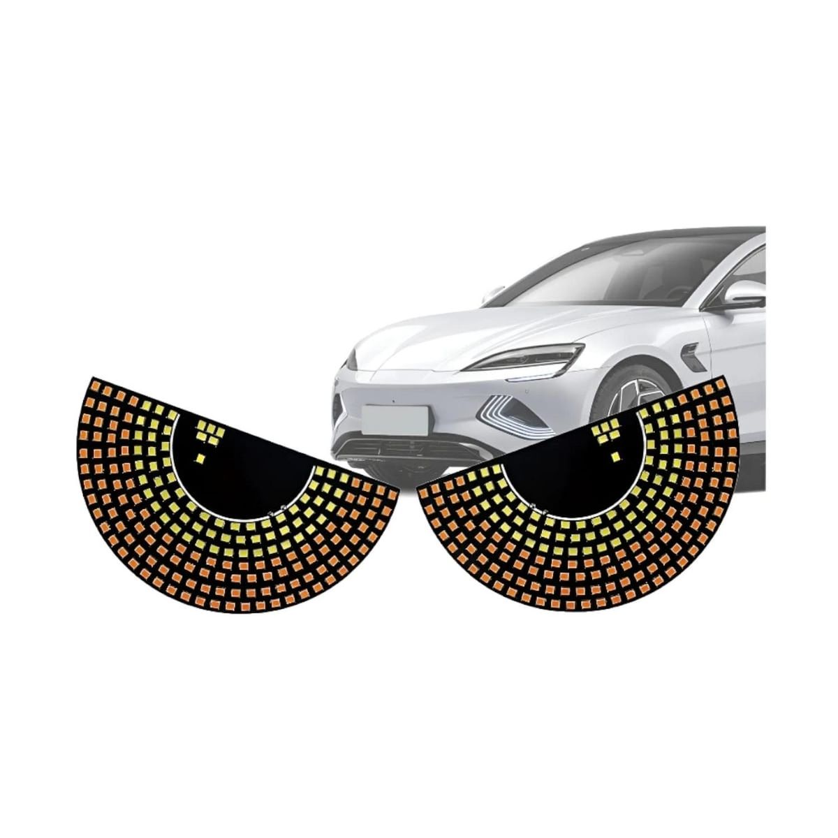 BIGBAMSPACE - Luces LED Parabrisas Devil Eyes para Auto