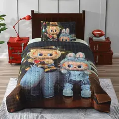 GENERICO - Cubrecama Infantil Diseño Estampado Premium 1.5 Plazas md13