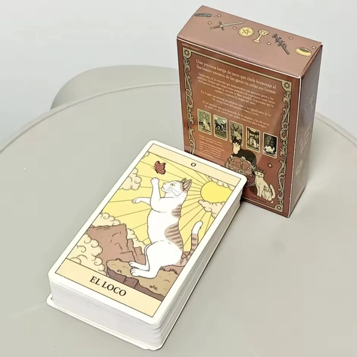 GENERICO - Tarot De Los Gatos 78 Cartas Edition Español