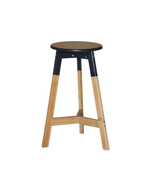 Piso De Bar Homelike 65 cm Negro