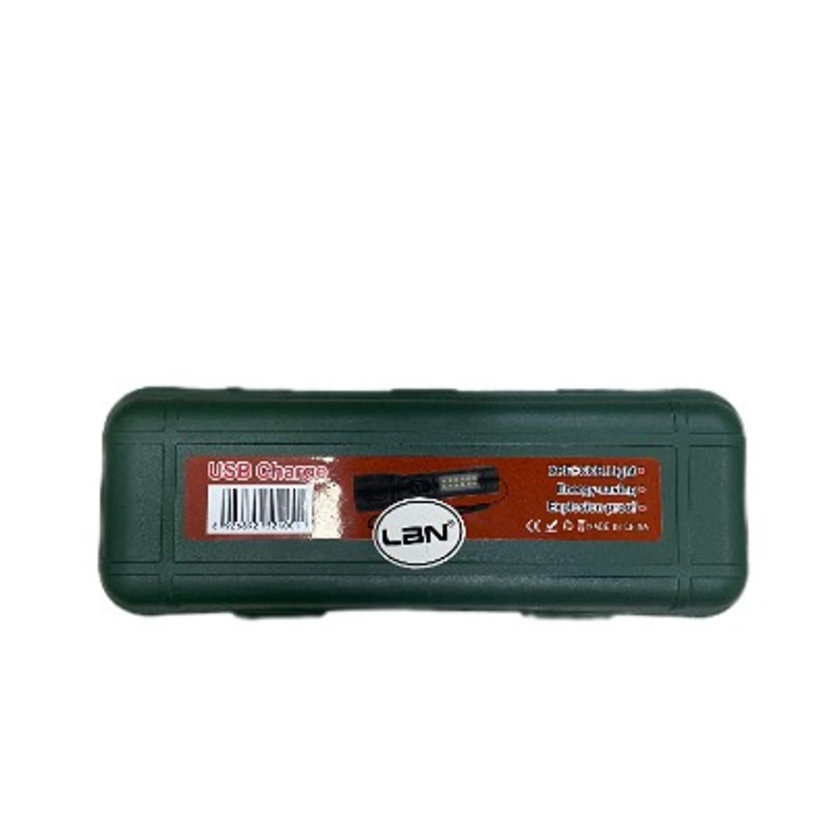 LBN - Linterna Recargable Lbn Usb Charge 603 Blanco Negro