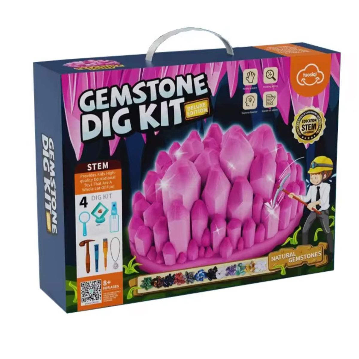 GENERICO - Juego De Excavación Piedras Preciosas Juguete Científico