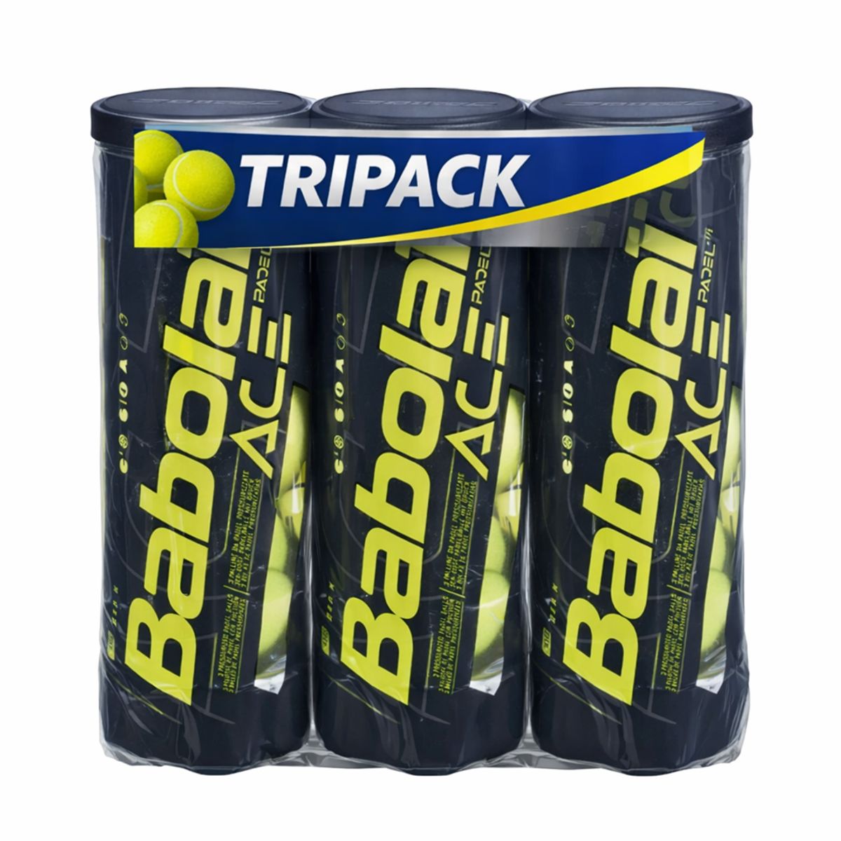 BABOLAT - ESPECIAL 3X2 PELOTAS ACE PADEL BABOLAT - 3 UNIDADES POR TARRO