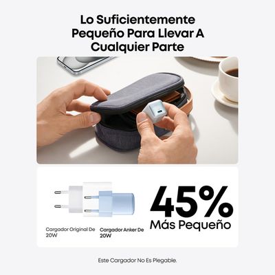 Imagen 2 del producto Cargador Carga Rápida 511 Nano Pro 20W USB-C PowerIQ 3.0 Negro