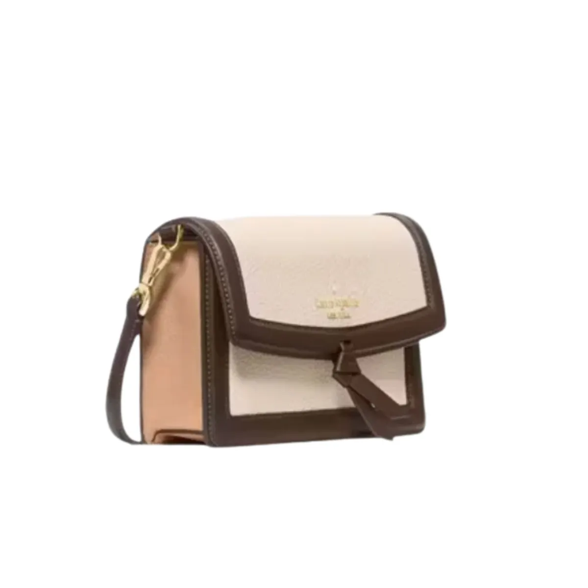 KATE SPADE - Cartera Kate Spade Knott Colorblock Mini Flap Crossbody Milk Glass