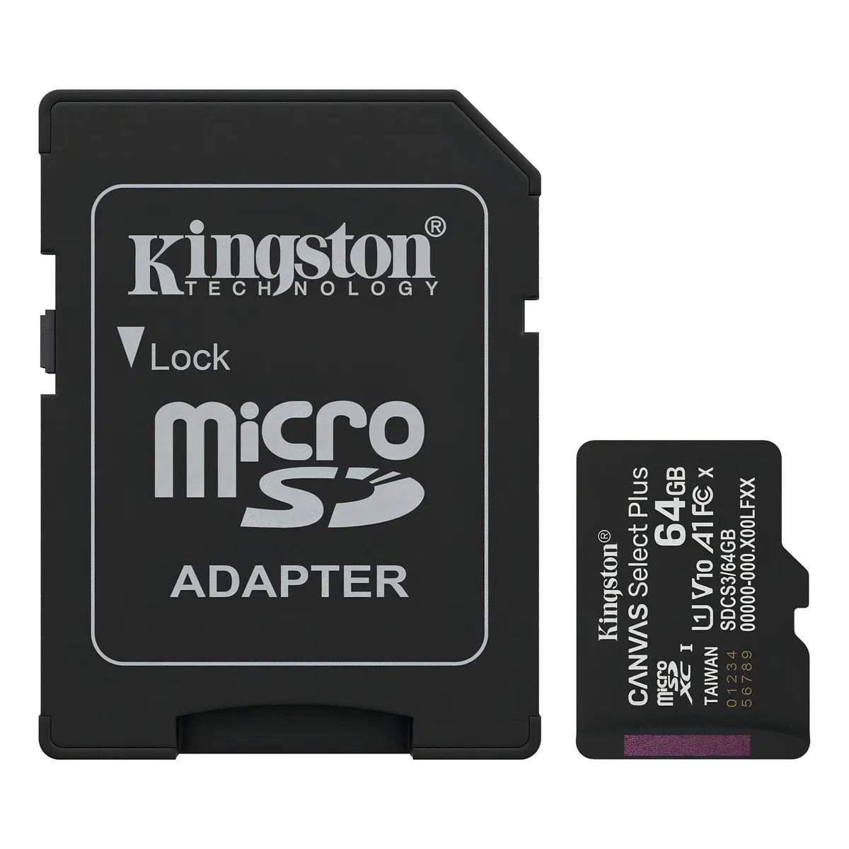 KINGSTON - Microsd Kingston Canvas Select Plus 64gb C10
