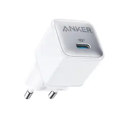 ANKER - Cargador Carga Rápida 511 Nano Pro 20W USB-C PowerIQ 30 Blanco