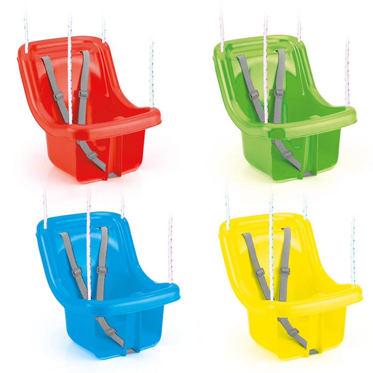 DOLU - Columpio para niños con Cinturón Seguridad 40 x44x36cm Dolu