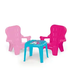 DOLU - Set Mesa Unicornio +2 Sillas 45x35x45