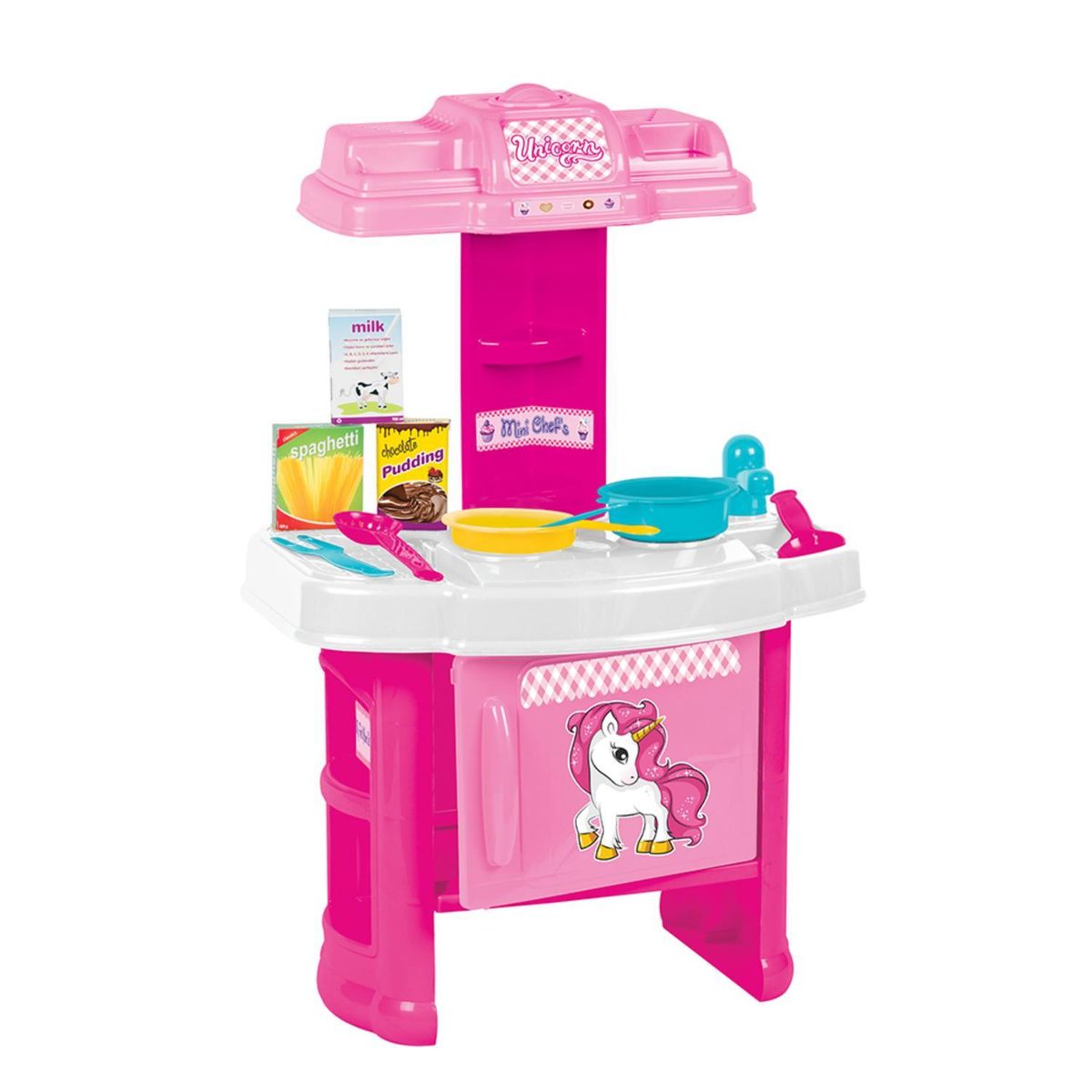 DOLU - Cocina Unircornio 64x27x41 cm. + 19 accesorios. Dolu