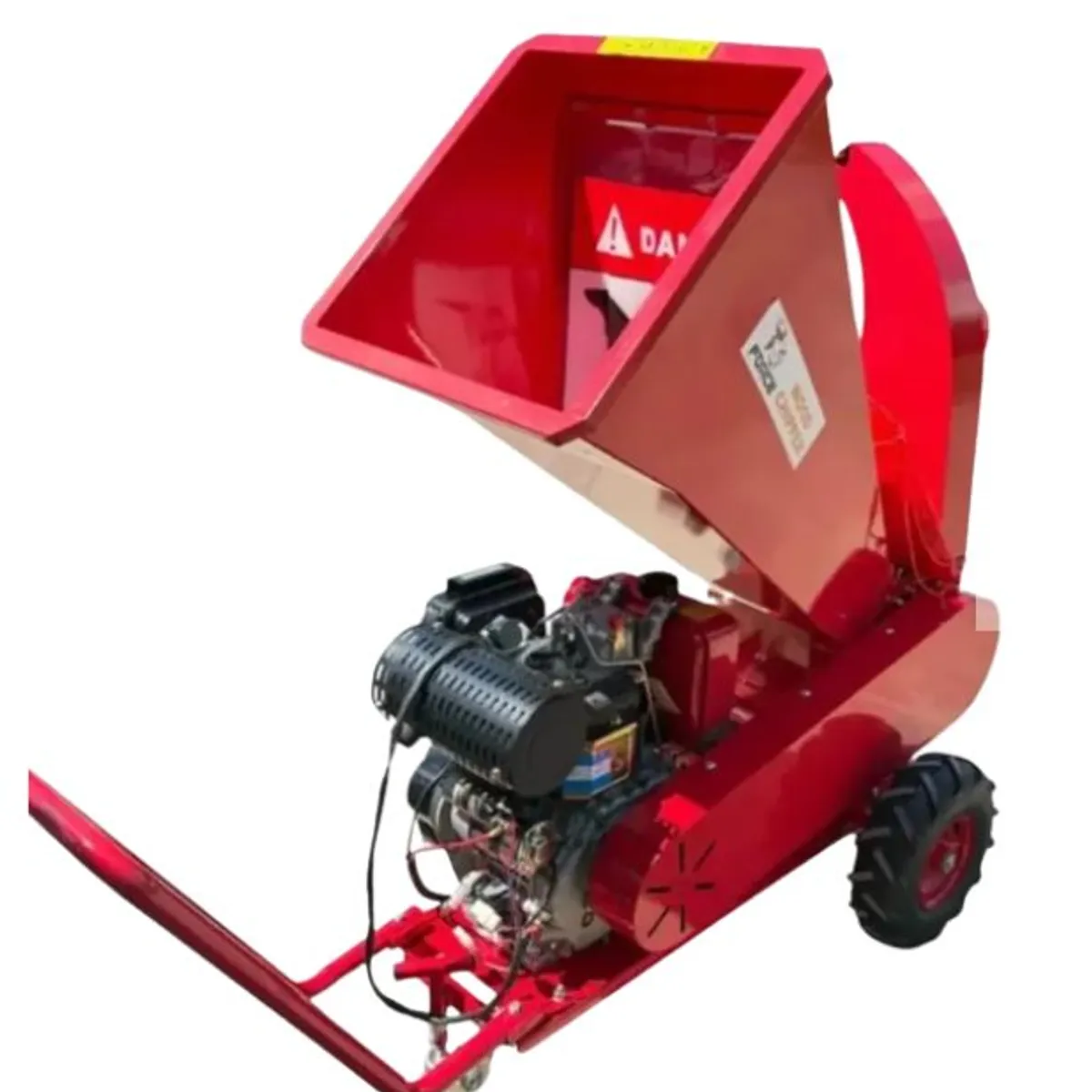 GENERICO - Chipeadora Trituradora De Rama Y Palo Diesel 15 Hp Partida Electrica