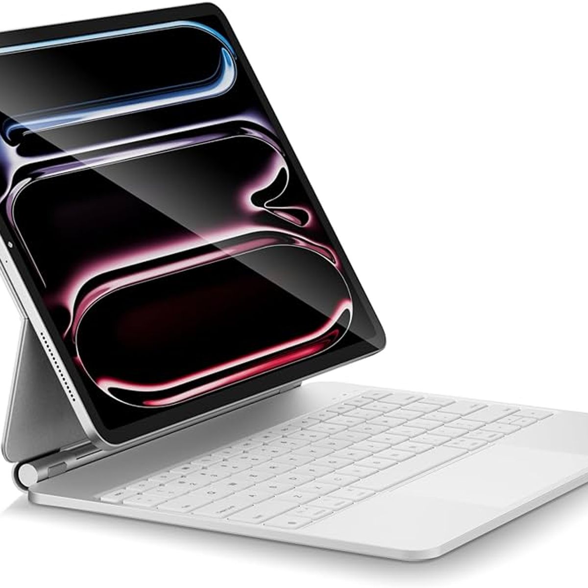 GENERICO - Carcasa Teclado Magic Keyboard para iPad Air 11 M3  M2  Air4  Air5 109 Blanco