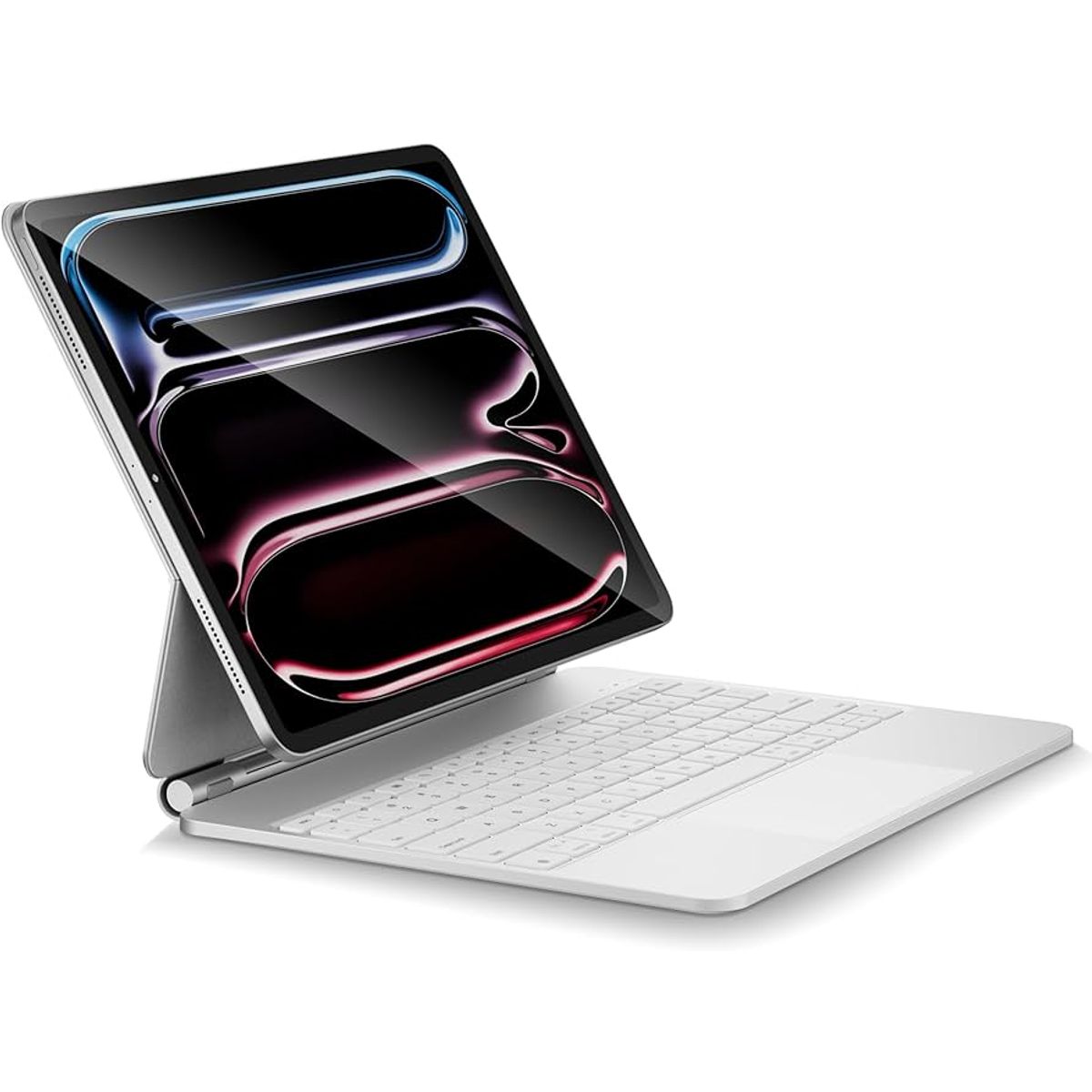 GENERICO - Carcasa Teclado Magic Keyboard para iPad Air 11 M3  M2  Air4  Air5 109 Blanco