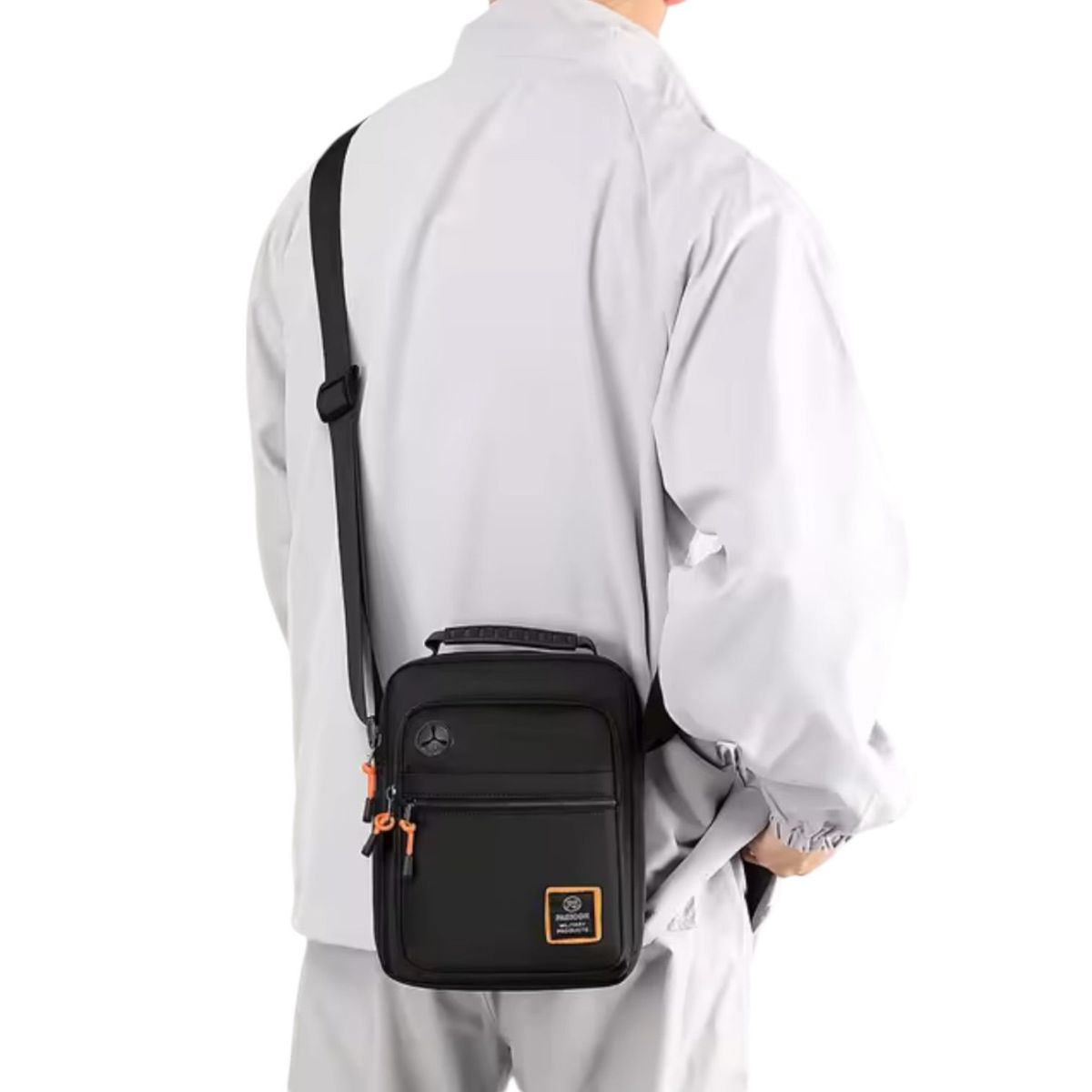 GENERICO - Bandolero Bolso Cruzado De Hombro Oxford Para Hombre