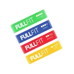 GENERICO - SET 4 BANDAS ELASTICAS PIERNAS GLUTEOS PIERNAS FULLFIT