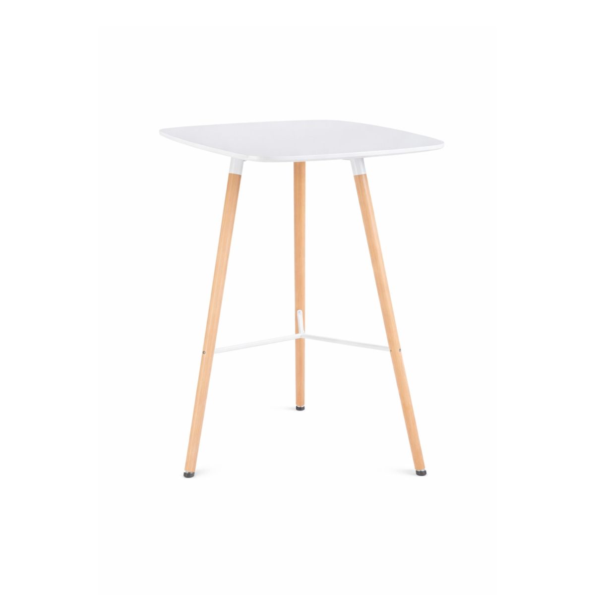 HABITA2 CHILE - Mesa Alta Estilo Nórdico con Cubierta de MDF - 70X70 CM