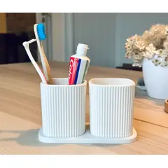 GENERICO - Organizador de baño - Porta cepillo de dientes