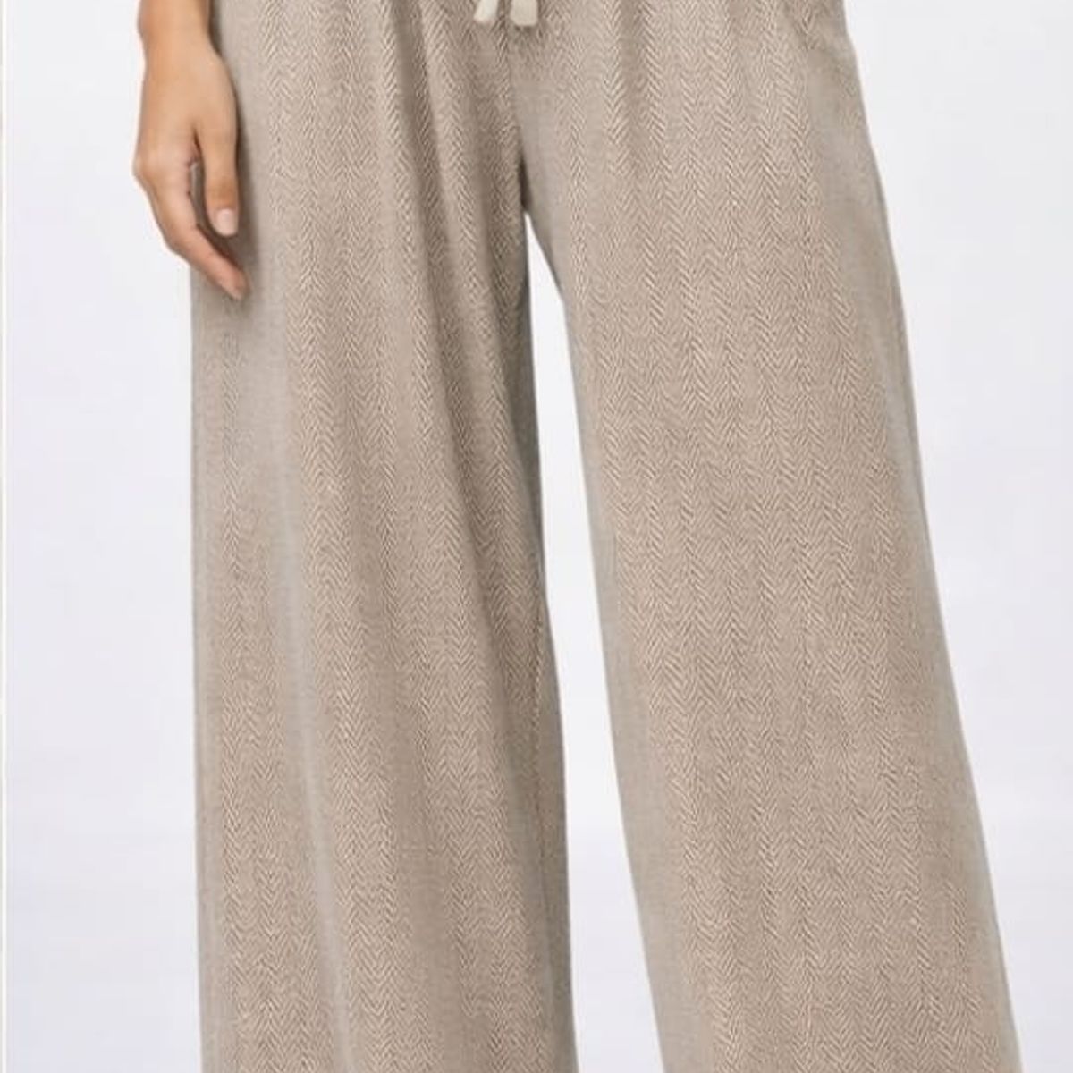 AGW - Pantalon palazzo mujer casual
