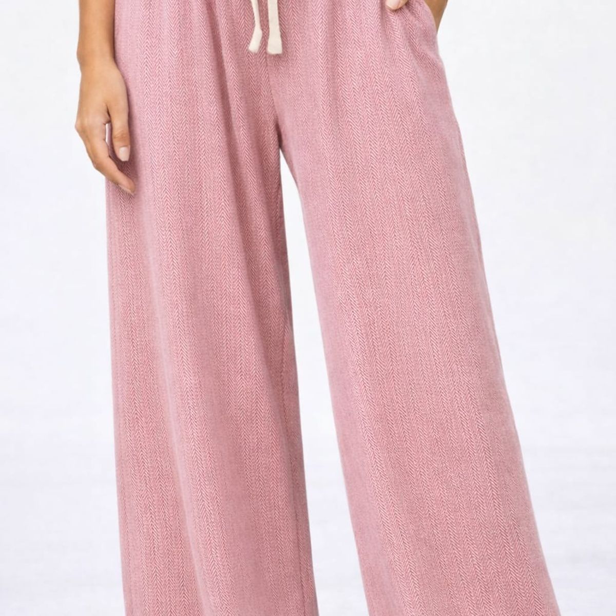 AGW - Pantalon palazzo mujer casual