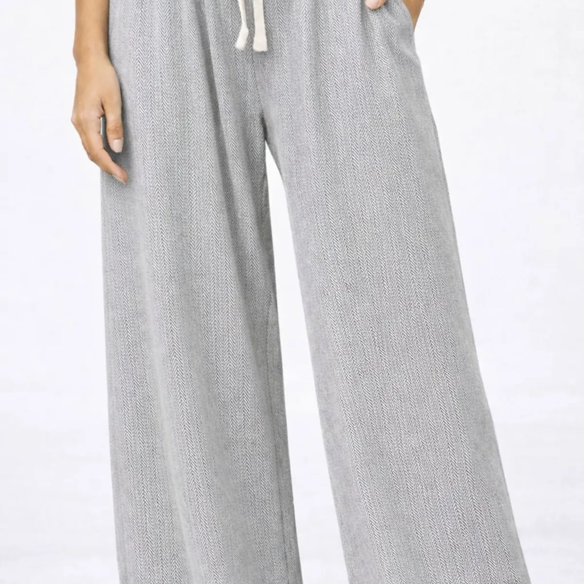 AGW - Pantalon palazzo mujer casual