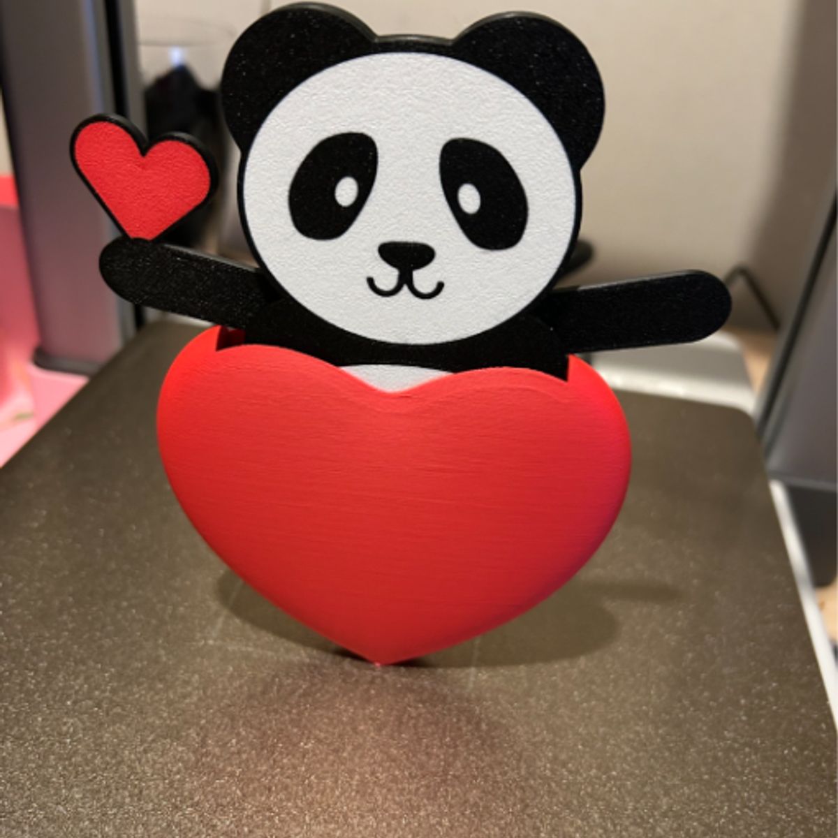 GENERICO - Corazón Panda Emergente- San Valentín