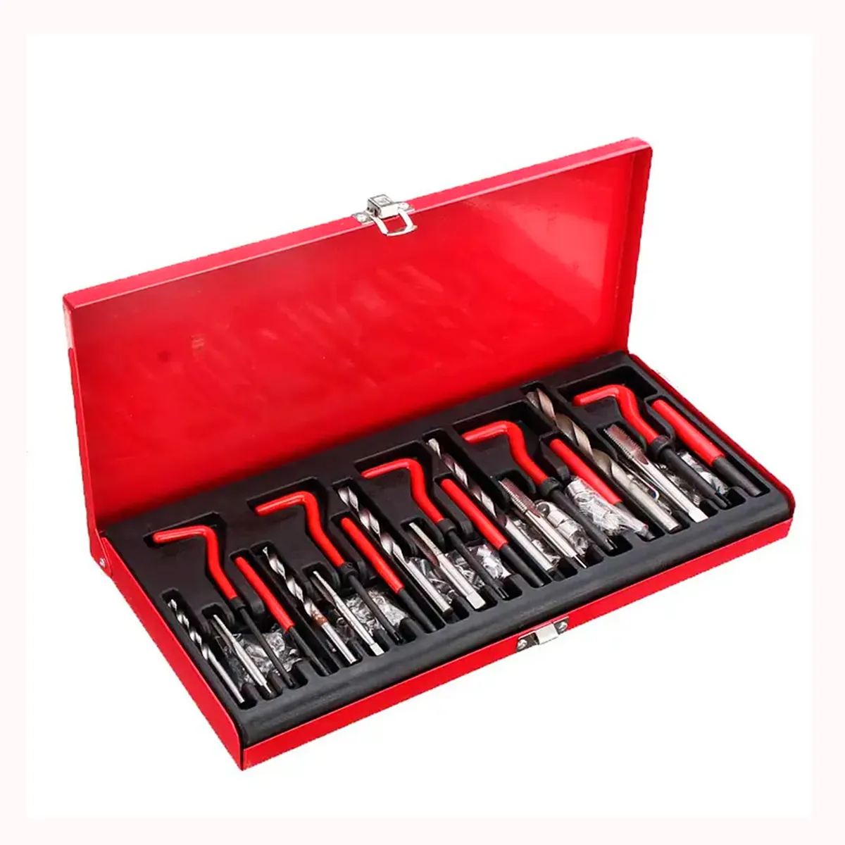 GENERICO - Kit 131 insertos helicoil reparacion hilos dañados