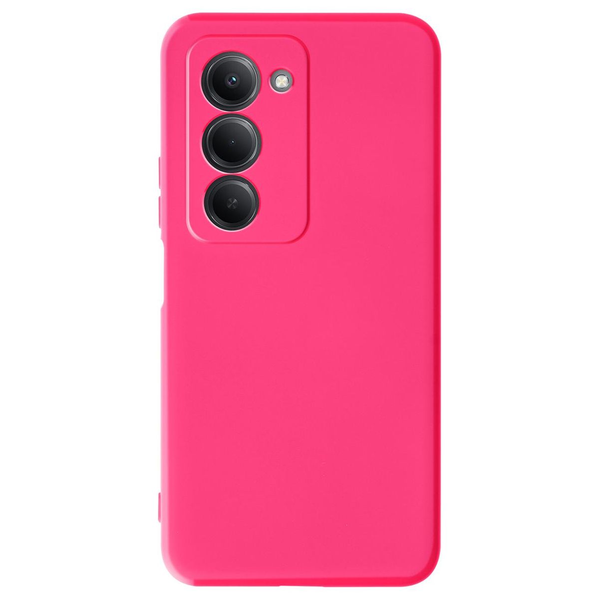 GENERICO - Carcasa Silicona Para Xiaomi Redmi 15 5g - Fucsia