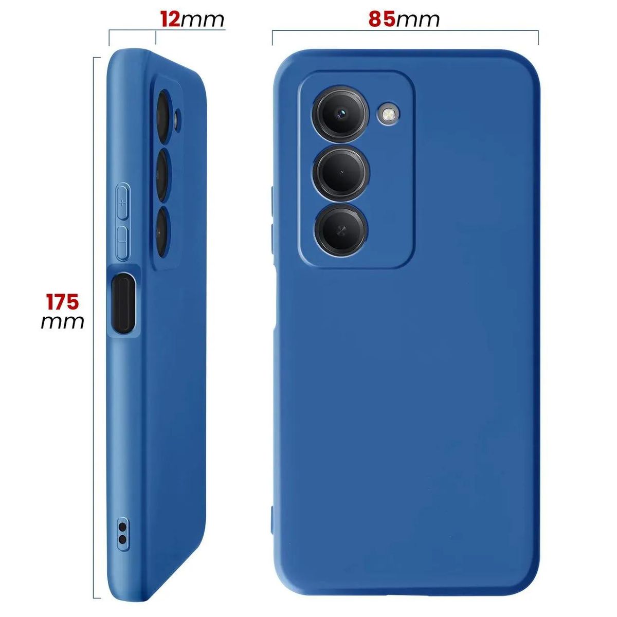 GENERICO - Carcasa Silicona Para Xiaomi Redmi 15 5g - Azul