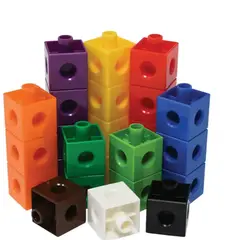 GENERICO - 100 Cubos de Encaje Unifix Método Singapur Matemáticas