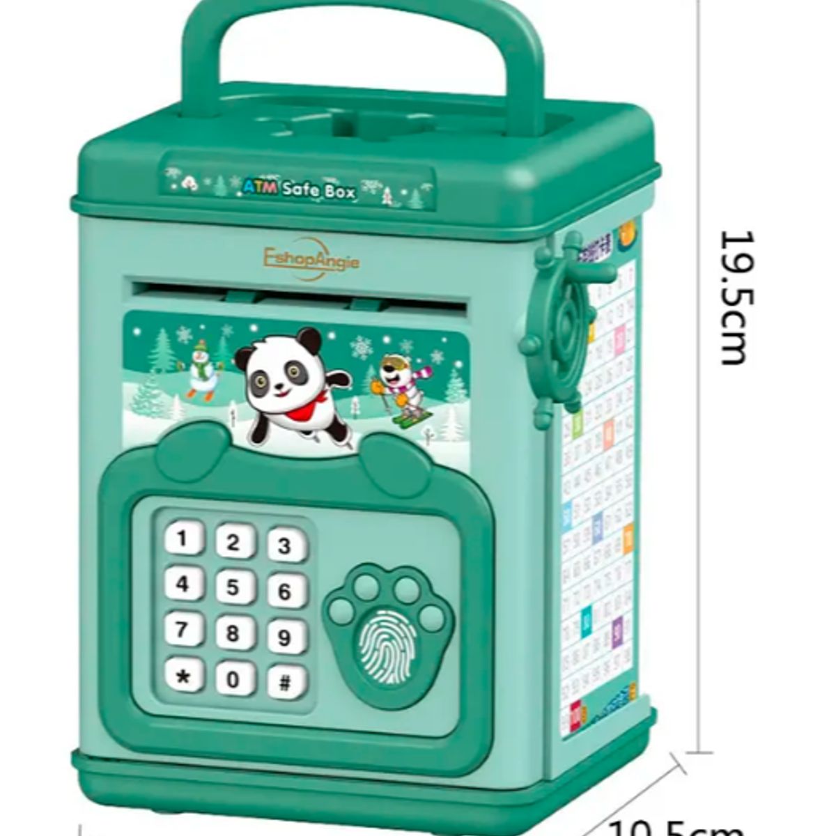 GENERICO - Alcancía de Ahorro Electrónica A Pilas Infantil Colores Surtidos