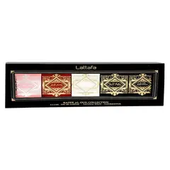 LATTAFA - BADEE AL OUD 5PZAS MINI ESTUCHE EDP 5ML x 5, NOBAL BLUSH+SUBLIME+HONOR & GLORY+AMETHYST+OUD FOR GLORY