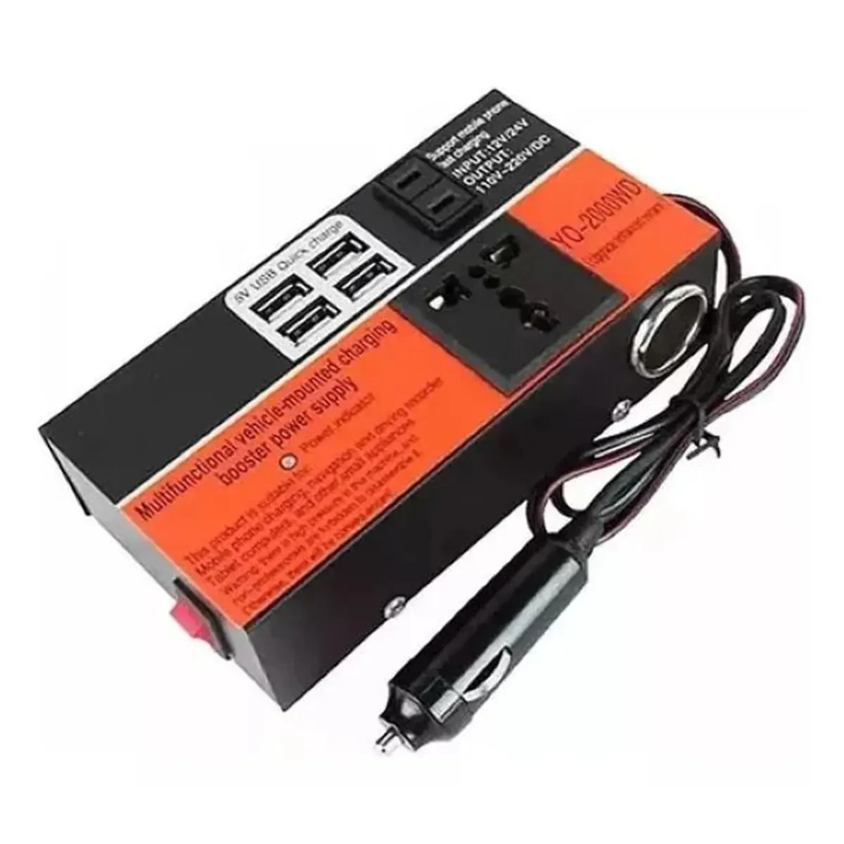 GENERICO - nversor Conversor Corriente Auto 1500w 12v 220v