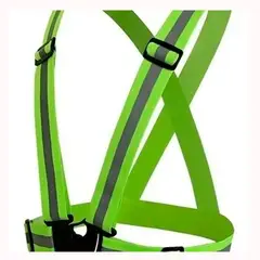 GENERICO - Arnés elástico con reflectante ajustable bicicleta y running