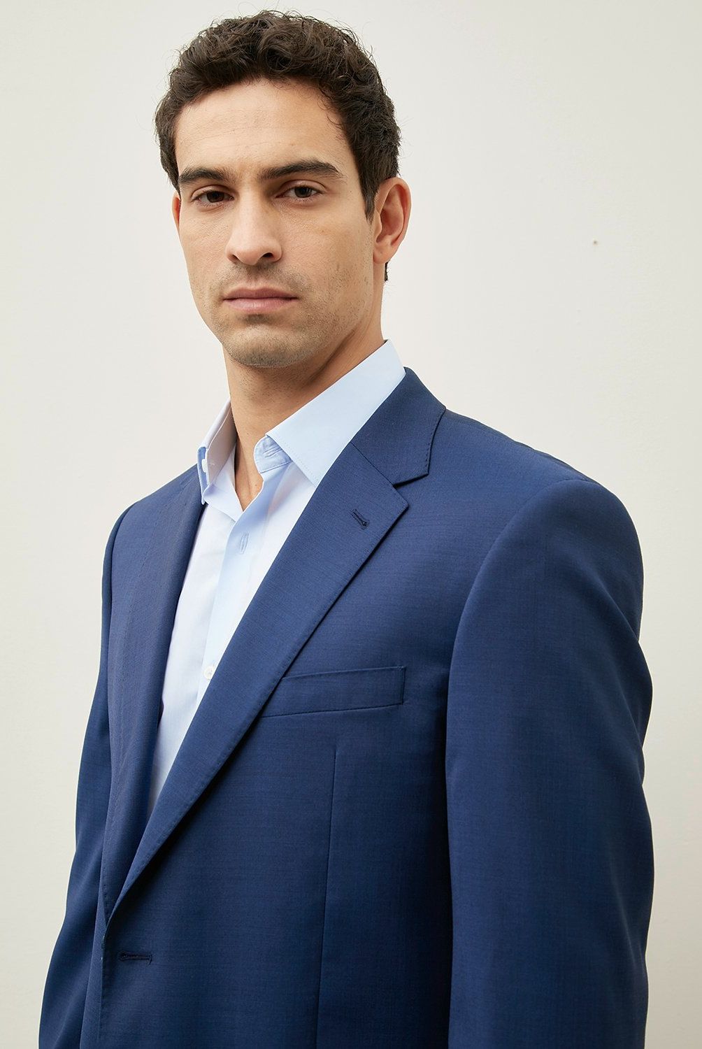 WOLF&HANK - Chaqueta Formal Hombre Wolf&Hank Slim Fit Azul
