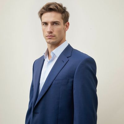 Imagen 2 del producto Chaqueta Formal Hombre Slim Fit Azul