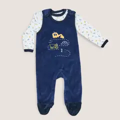 LADY GENNY - Pijama Enterito Plush Bebé - Abrigo Suave Y Acogedor