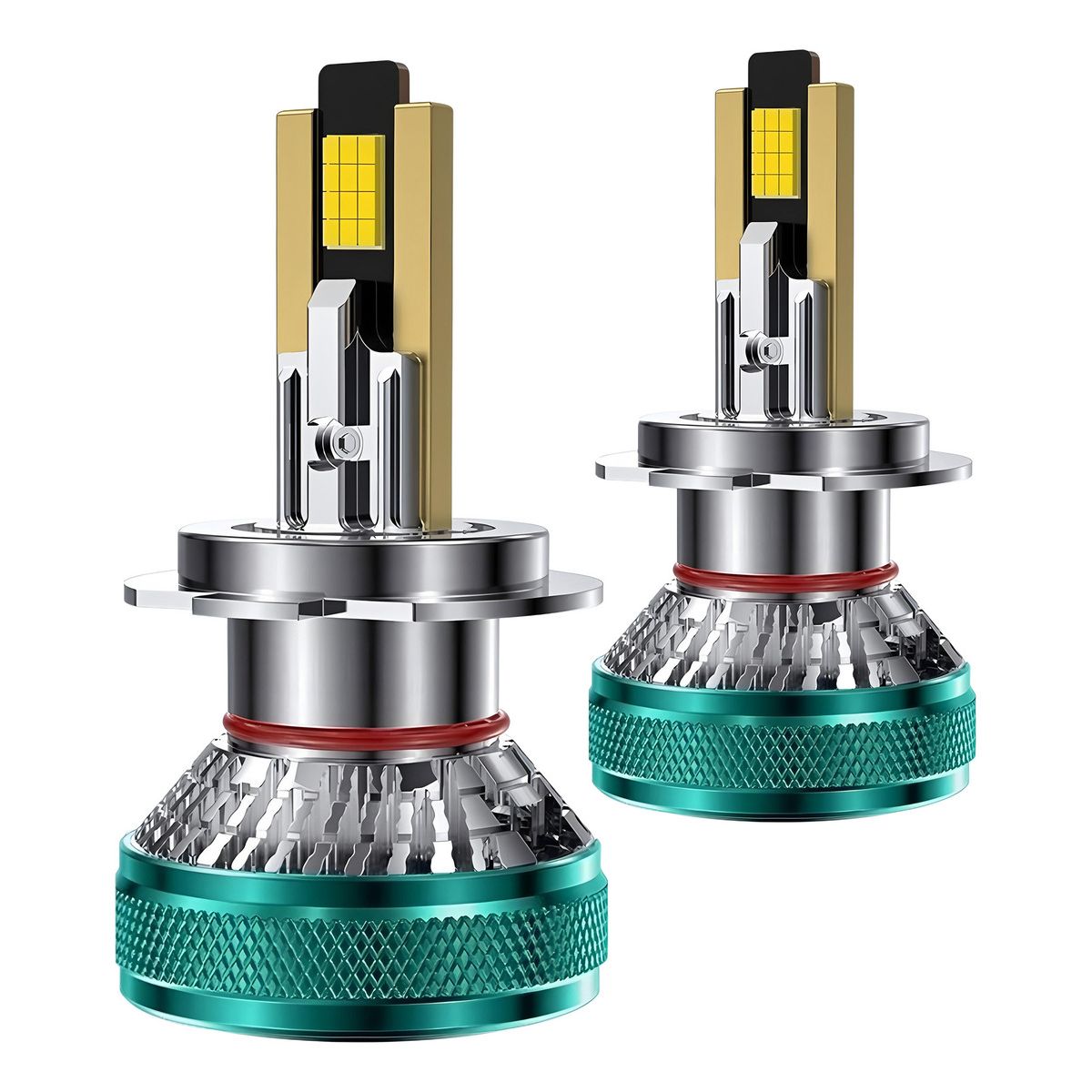 EVERSO - Kit Luces Ampolleta Led Auto H4 Impermeable Ip68 6500k