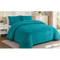 GENERICO - Cubrecama de Invierno Plush con Chiporro 2 p TFCS10